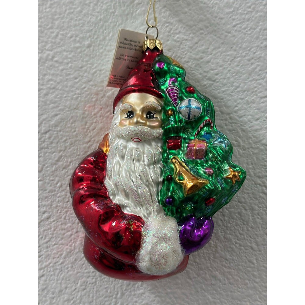 Christopher Radko Santa Claus Glass ornament NWT Collectible
